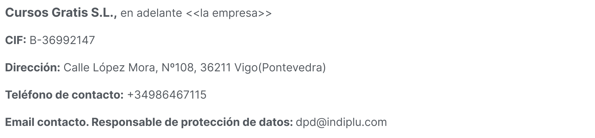 cursos gratis desempleados santander política de privacidad